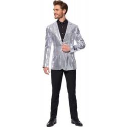 OppoSuits Suitmeister sequins silver blazer