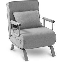 Makika Grey Armchair 83cm