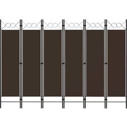 vidaXL 6-Panel Room Divider 240x180cm