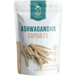 Smile 100% Pure Organic Ashwagandha Capsules 800mg Per Serving 60 pcs