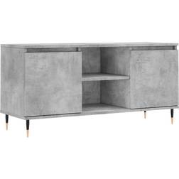 vidaXL 104x35x50cm Concrete Grey TV Bench 104x50cm