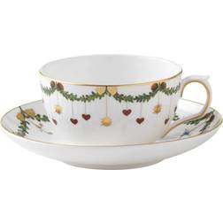 Royal Copenhagen Star Fluted Christmas Coffee Cup, Tea Cup 32cl