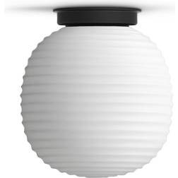 NEW WORKS. Lantern Small White Ceiling Flush Light 20cm