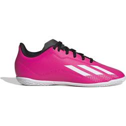 adidas Junior X Speedportal.4 IN - Team Shock Pink 2 Cloud White/Core Black