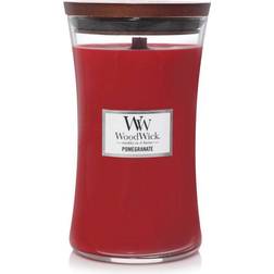 Woodwick Pomegranate Large Red Scented Candle 609g