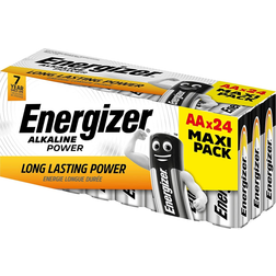 Energizer Alkaline Power AA LR06 Compatible 24-pack
