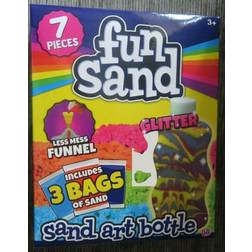 Hti 4x fun sand art bottle kids craft party activity creative set kit colourful play