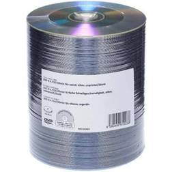 MediaRange 100 silver thermal printable blank dvd-r 16x 4.7gb shrinkwrap mr422-b