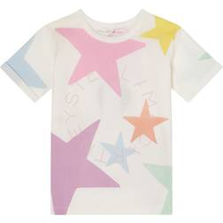 Stella McCartney Kid's Star Print T-shirt - Cream