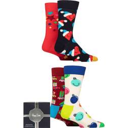 Happy Socks gift box holiday vibes gift set 4-pack xhbg09-4300 multicoloured