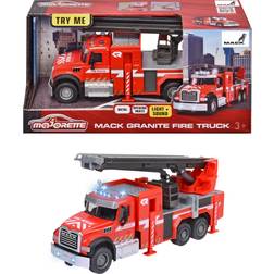 Majorette Mack Granite Feuerwehr-Truck, Spielfahrzeug