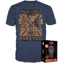 Funko Black Panther Wakanda Forever Group T-Shirt Pop