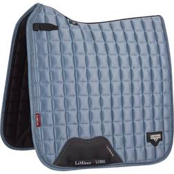 LeMieux Dressage Loire Classic Square Saddle Pad English Saddle Pads for Horses Equestrian Riding Equipment and Accessories Ice Blue Large