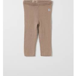 Polarn O. Pyret Baby Knitted Leggings - Brown