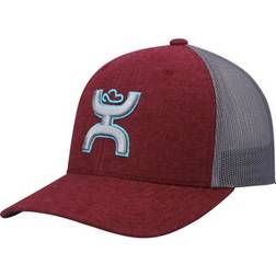 HOOey Men's Maroon/Gray Sterling Trucker Snapback Hat