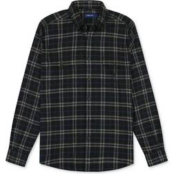 Nautica Men's Sustainably Crafted Flannel BLACK