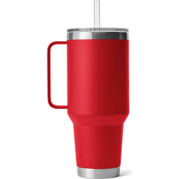 Yeti Rambler Straw Rescue Red Travel Mug 124.2cl