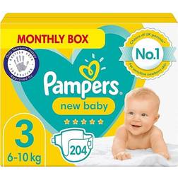 Pampers Baby Size 3 6-10kg 204pcs