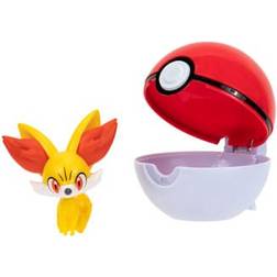 Pokémon PKW3132 Clip'n'Go Balls Fynx & offizieller mit 5cm Figur
