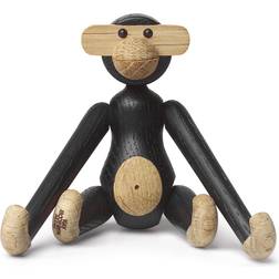 Kay Bojesen Monkey Mini Dark stained Oak Figurine 9.5cm
