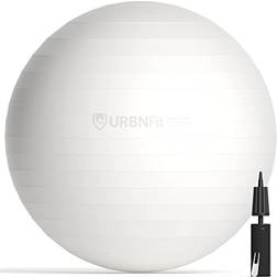URBNFIT Exercise Ball Yoga Ball in Multiple Sizes for Workout, Pregnancy, Stability Anti-Burst Swiss Balance Ball w/ Quick Pump Fitness Ball Chair for Office, Home, Gym