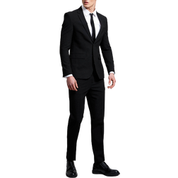 Burton Slim Fit Essential Suit Jacket - Black
