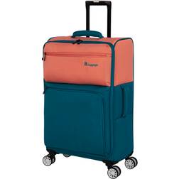 IT Luggage Duo-Tone Checked 8 Wheel Spinner