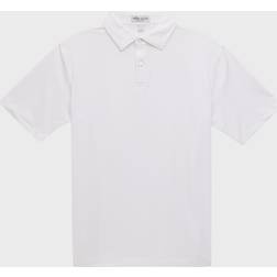 Peter Millar Boy's Solid Youth Performance Polo Shirt, XS-XL WHITE