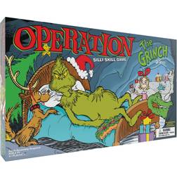 USAopoly Operation The Grinch Board Game Classic Dr. Seuss Art and Custom Funatomy Parts Based on The Popular Dr Seuss Character The Grinch Officially Licensed Hasbro and Dr. Seuss Game and Merchandise