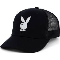 Playboy Men's Black Trucker Snapback Hat