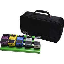 Gator Cases GPB-LAK-GR Small Green Aluminum Pedal Board with Carry Bag