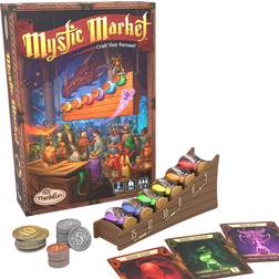 Thinkfun ThinkFun Mystic Market Strategy Card Game for 2-4 Players Ages 10 and Up – an Exciting Fast Paced Game Perfect for Both Families and Gamers, Multi