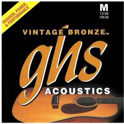 GHS Guitar Strings Acoustic Medium 13-56 Vintage Bronze