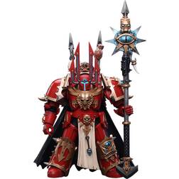 Joy Toy Warhammer 40,000 Chaos Space Marines Crimson Slaughter Sorcerer Lord Terminator Armor 1:18 Scale Action Figure