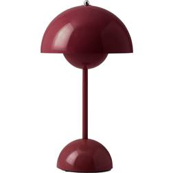 &Tradition Flowerpot VP9 Dark Plum Table Lamp 29.5cm