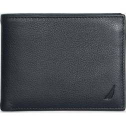 Nautica Men's Leather Bifold Passcase Wallet True