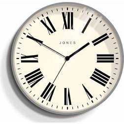 Jones Clocks Retro Grey Wall Clock 36cm