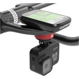 KOM Cycling CM06 Quick Release GoPro Computer Mount for Wahoo and Garmin Bike Computers Bike Mount Compatible with Edge 1030, Elemnt Roam and others 1030 Bike Mount compatible with GoPro Accessories
