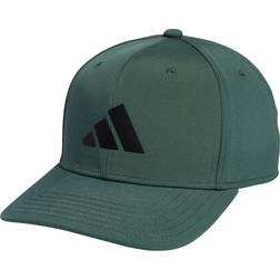 adidas Men's Green 3-Bar AEROREADY Snapback Hat