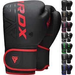RDX RDX Boxing Gloves, Pro Training Sparring, Maya Hide Leather, Muay Thai MMA Kickboxing, Men Women Adult, Heavy Punching Bag Focus Mitts Pads Workout, Ventilated Palm, Multi Layered, Oz