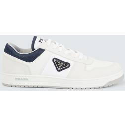 Prada Downtown Re-nylon Sneakers WHITE ULTRAMARINE BLUE