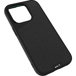 Mous Protective Leather Case for iPhone 14 Pro Max Black Leather Limitless 5.0 Fully MagSafe Compatible iPhone 14 Pro Max Case Shockproof