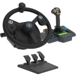 Hori Farming Vehicle Control System - Farm Sim Steering Wheel and Pedals