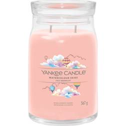 Yankee Candle Watercolour Skies Large Pink Scented Candle 567g