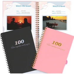 Shein 100 Dates Record Book-Perfect Couple's Gift with Fun Date Ideas