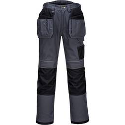 Portwest Mens PW3 Holster Work Trousers Grey & Bl