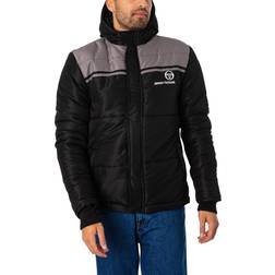 Sergio Tacchini New Young Line Puffer Jacket - Black/Charcoal Grey