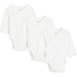 H&M Baby Wrapover Bodysuits - White
