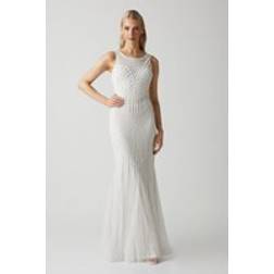 Coast Premium Linear Embellished Wedding Dress Ivory
