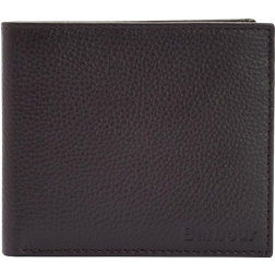 Barbour Amble Leather Billfold Wallet - Dark Brown
